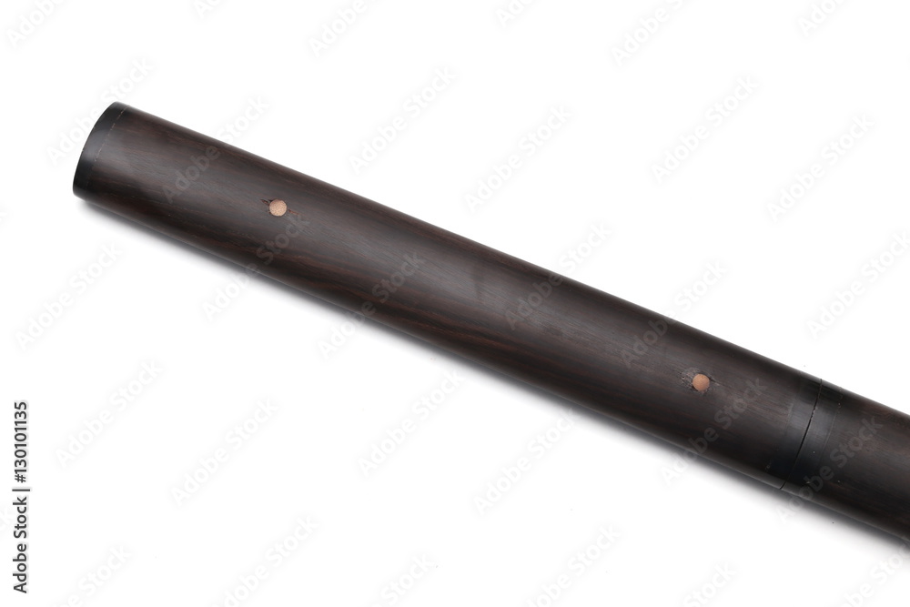 Tsuka : handle of Japanese sword on white background Tsuka : handle of Japanese sword on white background