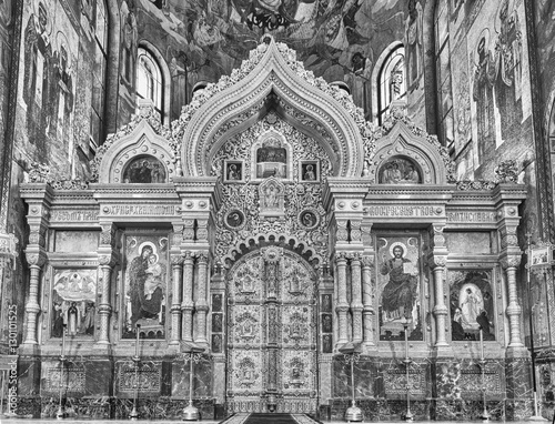 Church of the Savior on Blood, interior, St. Petersburg, Russia