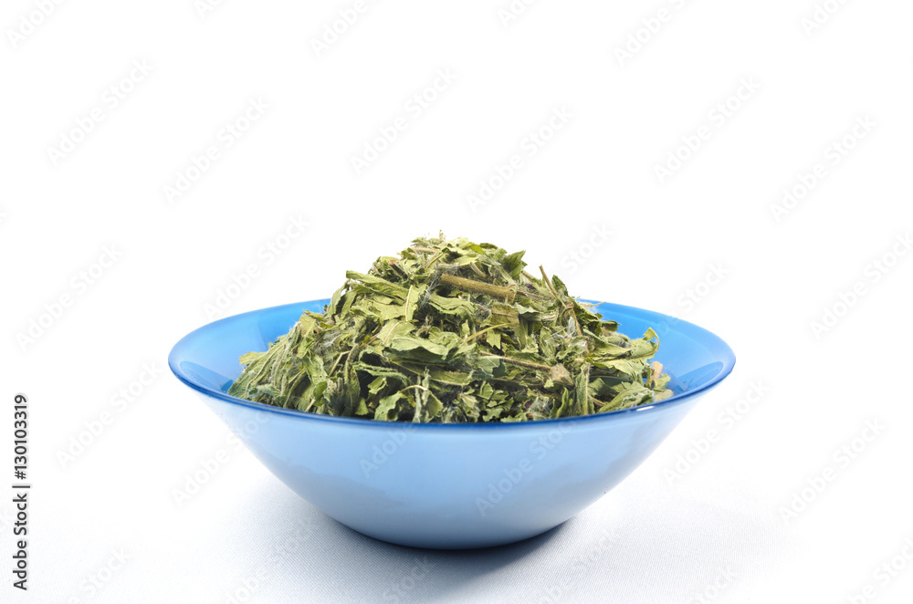 Blooming sally dried flowers. Traditional Russian tea Blooming sally dried flowers. Traditional Russian tea