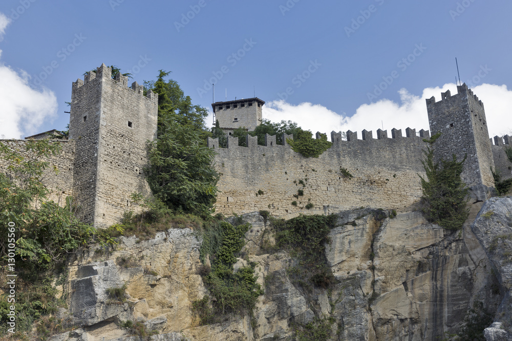 Guaita fortress, oldest and most famous tower on San Marino.