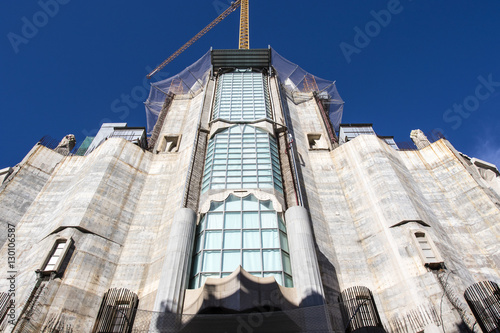 Foto Facade of the Sagrada Familia basilica in Barcelona, Catalonia, Spain