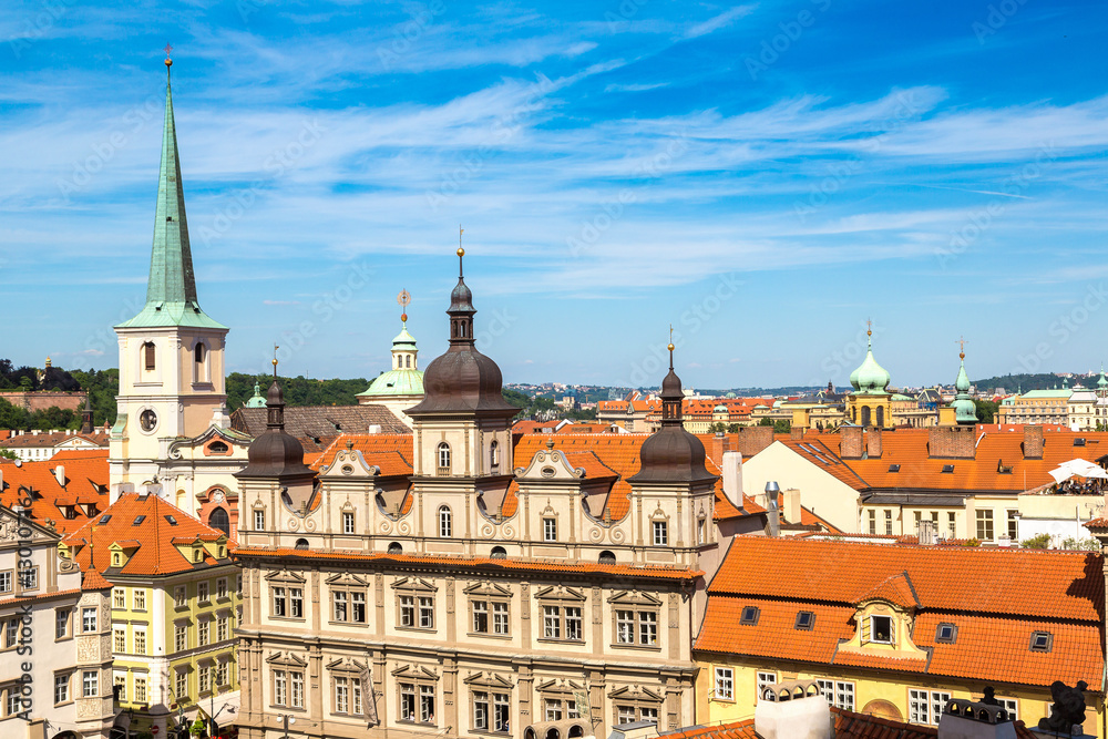 Panoramic view of Prague