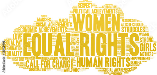Equal Rights Word Cloud
