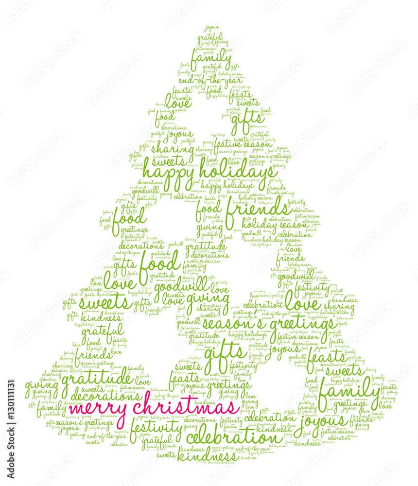 Merry Christmas Word Cloud Merry Christmas Word Cloud