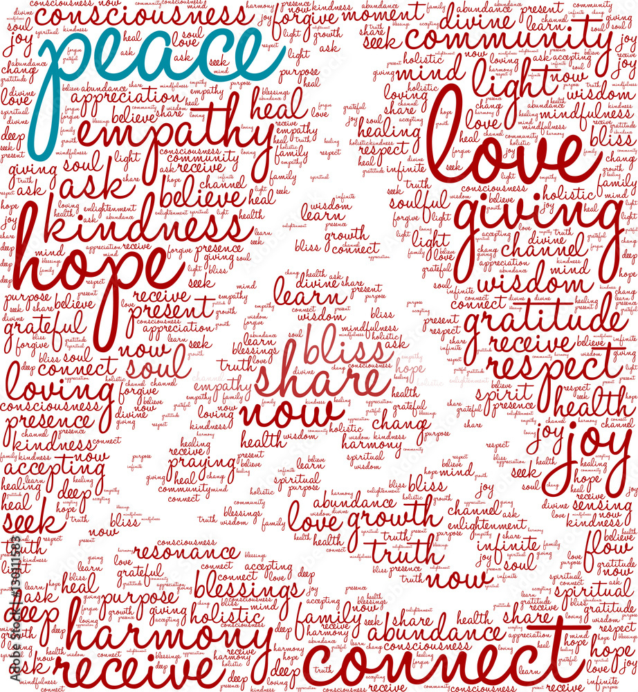 Peace Holidays Word Cloud Peace Holidays Word Cloud