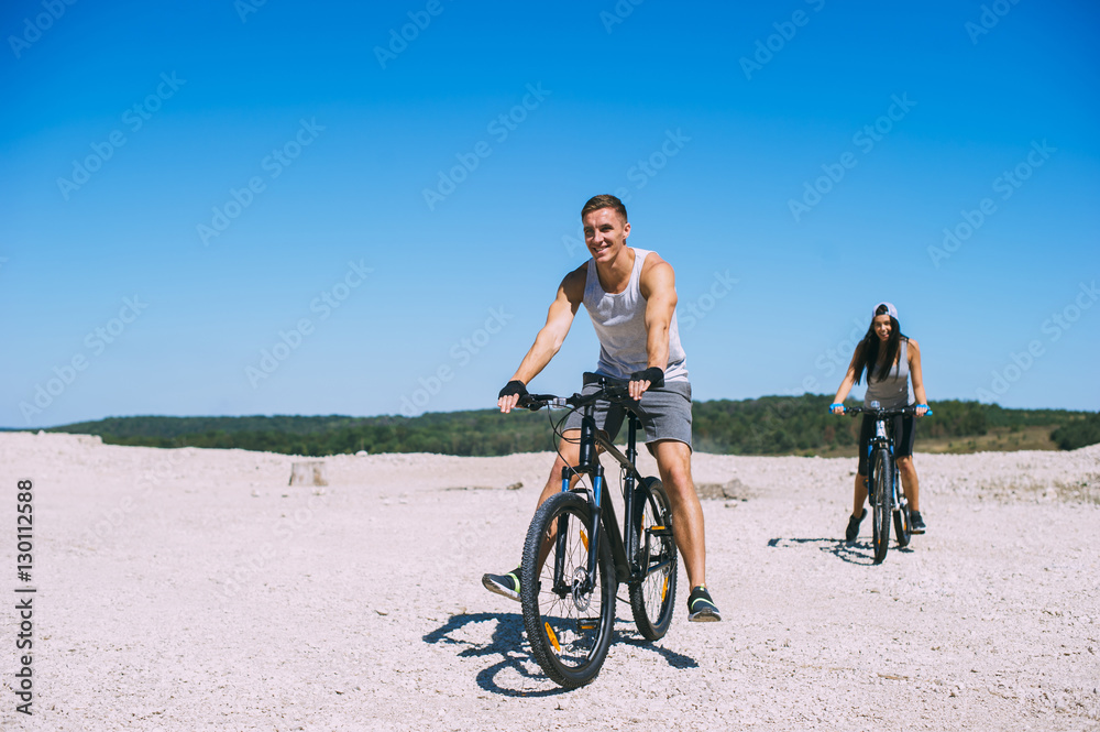 Fototapeta premium hiking biking