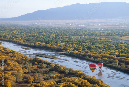 Hot air balloons, Albuquerque, New Mexico photo