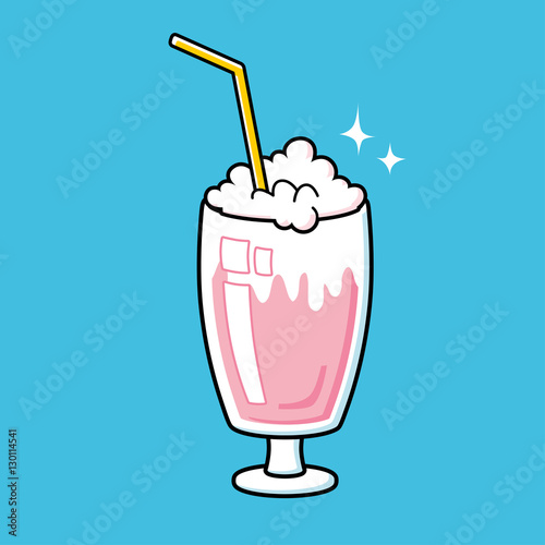 Milkshake cocktail.