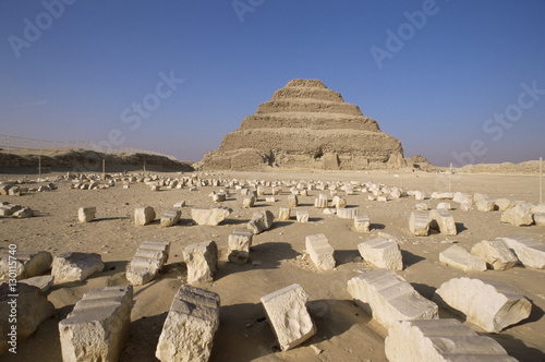 The stepped pyramid, Saqqara (Sakkara), Egypt