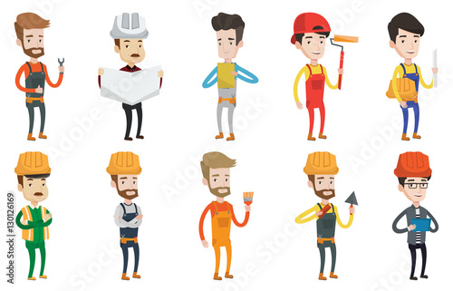 Vector set of constructors and builders characters
