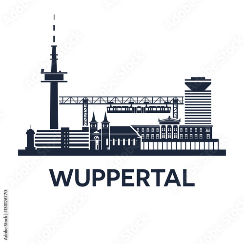 Wuppertal Skyline Emblem photo