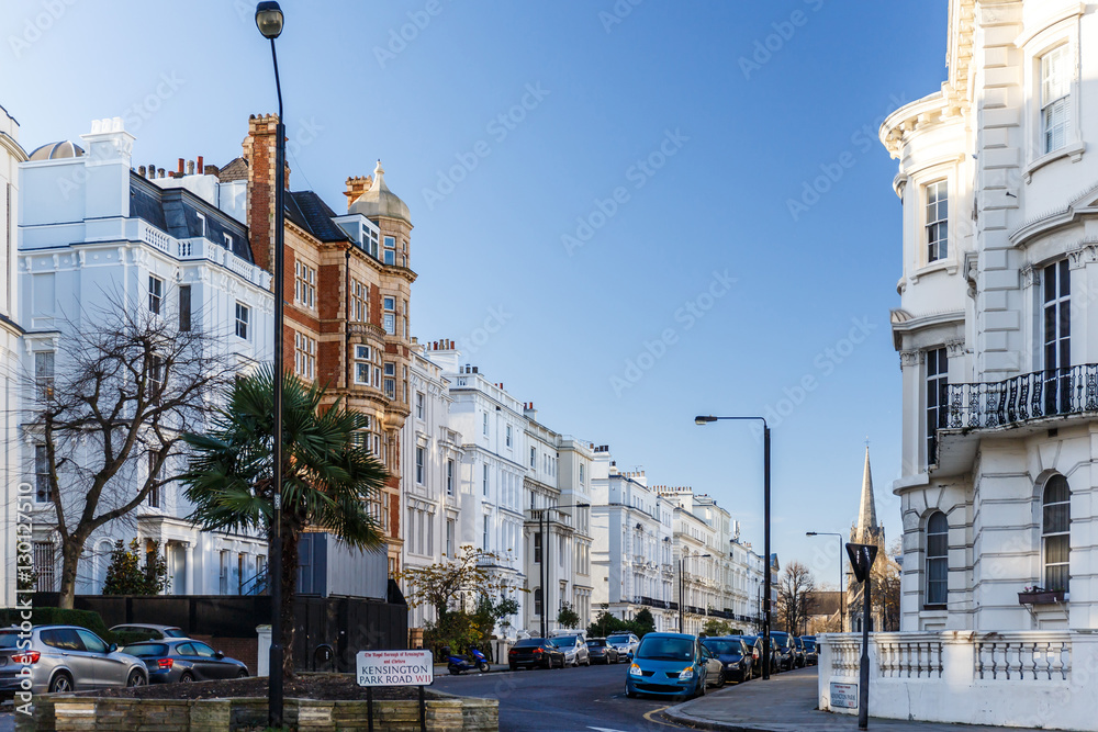 Fototapeta premium Kensington area in winter