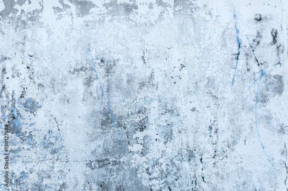 Texture of stained gray concrete with peeled whitewash Texture of stained gray concrete with peeled whitewash