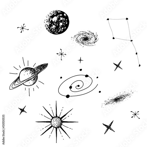 Vector illustration of universe