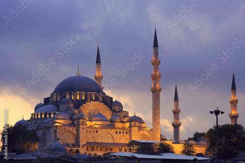 Suleymaniye Mosque, Eminonuand Bazaar District, Istanbul, Turkey