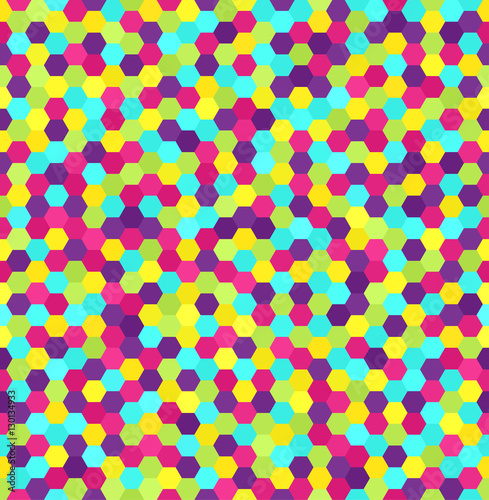 Wallpaper Mural Hexagon pattern. Seamless vector background Torontodigital.ca