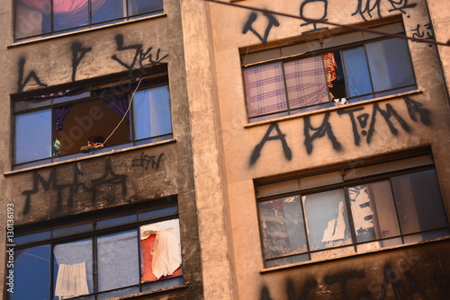 Photos occupation / squat / pixação / São Paulo / Brazil