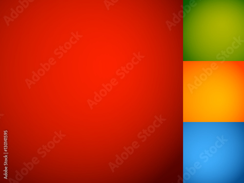 Set of smooth colorful backdrops / backgrounds with mixed gradie