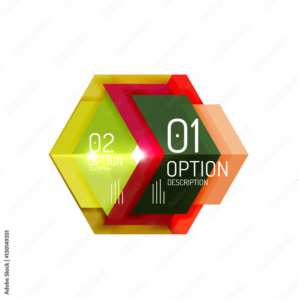 Creative paper geometric business infographic background templates Creative paper geometric business infographic background templates