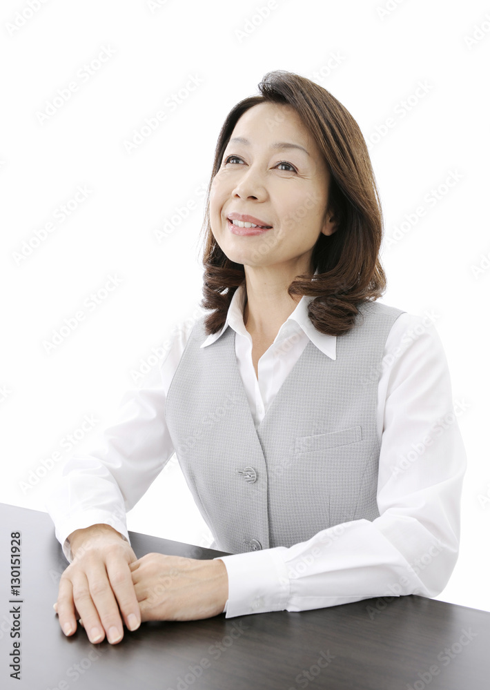 Smiling concierge
