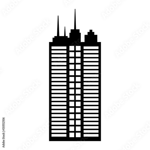Urban city tower icon vector illustration graphic design