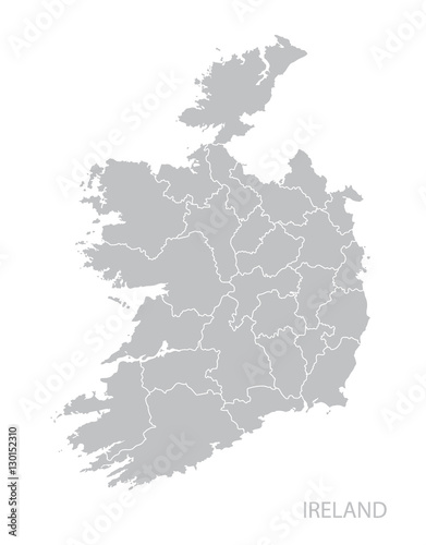 Map of Ireland.