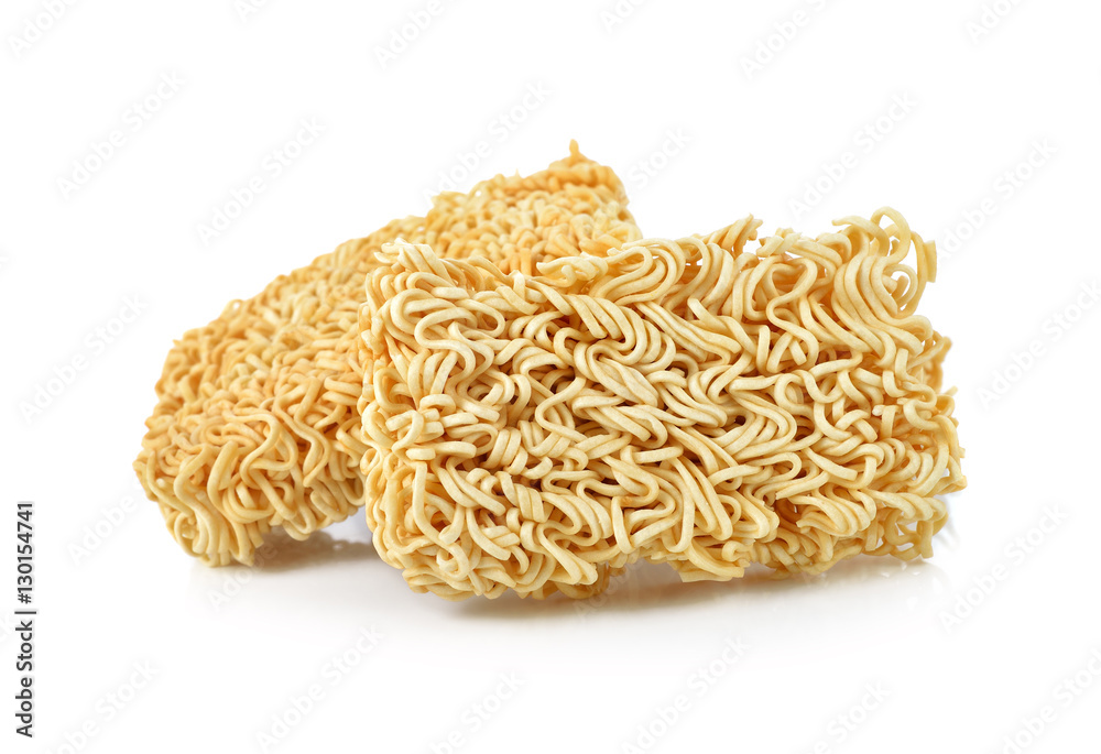 Instant noodles isolated on white background Instant noodles isolated on white background