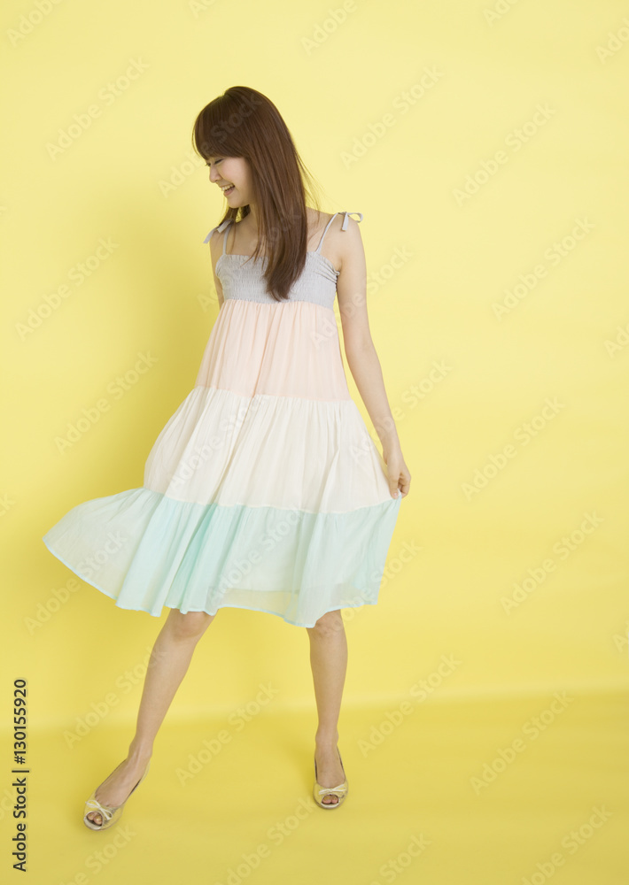 Fototapeta premium Young woman smiling