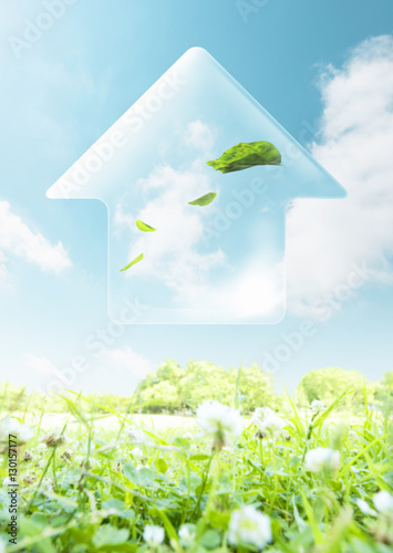 Eco-friendly house image