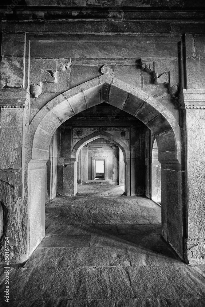 Arches Hallway at Fatehpur Sikri