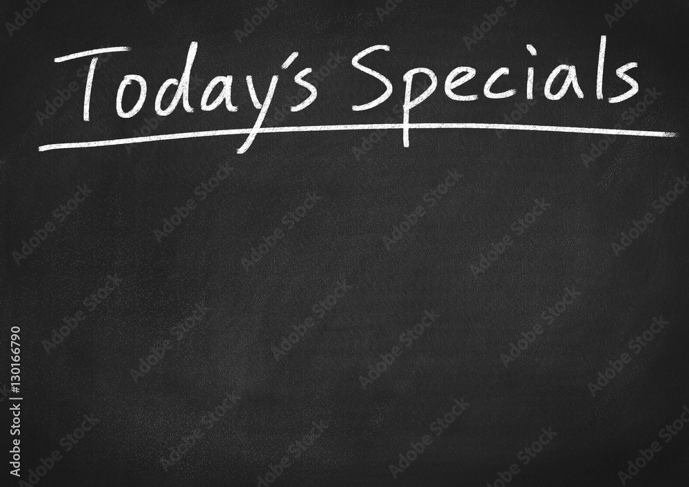 Obraz premium today's specials