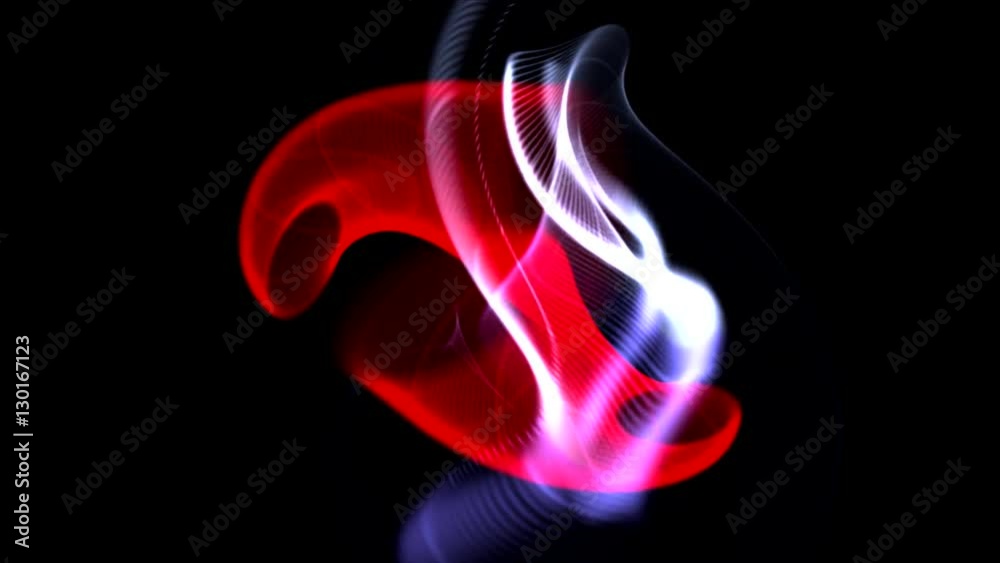 Smooth lines of red and blue shades. Design motion of color waves. Smooth lines of red and blue shades. Design motion of color waves.
