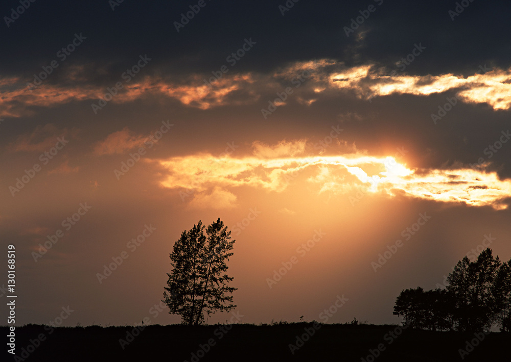 Obraz premium Sky and the Earth