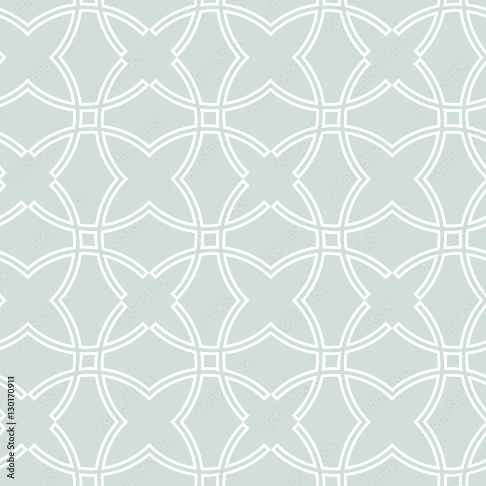 Seamless ornament. Modern geometric pattern with repeating elements. Light blue and white pattern Seamless ornament. Modern geometric pattern with repeating elements. Light blue and white pattern