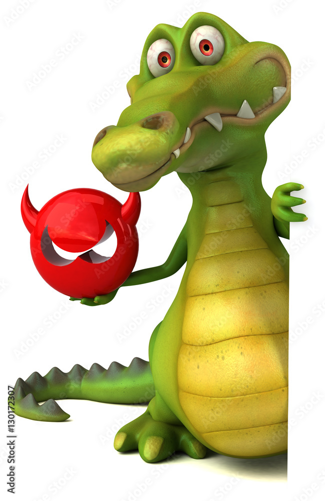 Fototapeta premium Fun crocodile