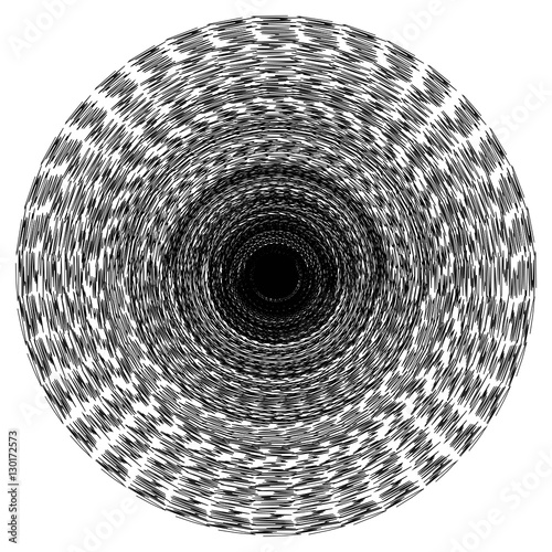mandala pattern black hole