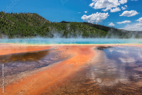 Grand Prismatic Spring in Yellowstone National Park, USA