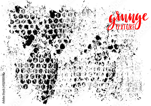 Grunge grid texture. Abstract template dot background. Vector print illustration.