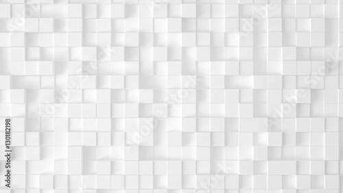 White geometric abstract background. 3d illustration, 3d renderi