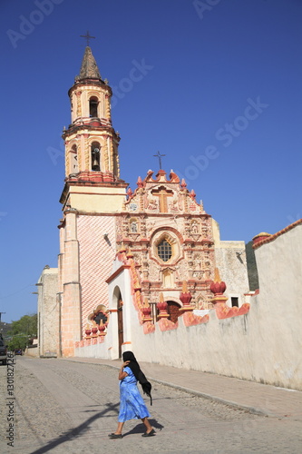 Tancoyol Mission, one of five Sierra Gorda missions designed by Franciscan Fray Junipero Serra, Quer?taro, Mexico photo