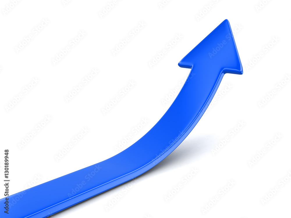 Arrow up. Image with clipping path Arrow up. Image with clipping path