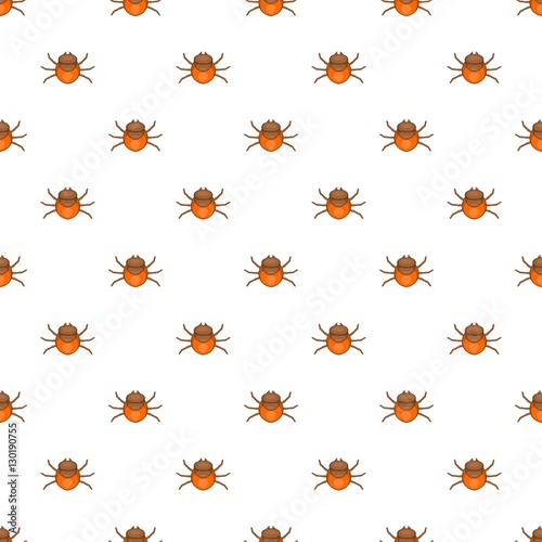 Mite pattern. Cartoon illustration of mite vector pattern for web