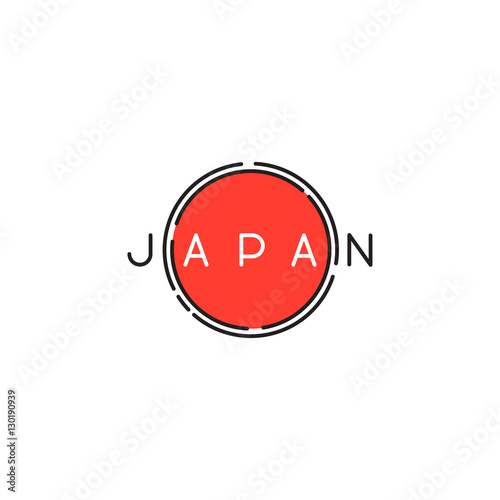 Vector Japan icon 