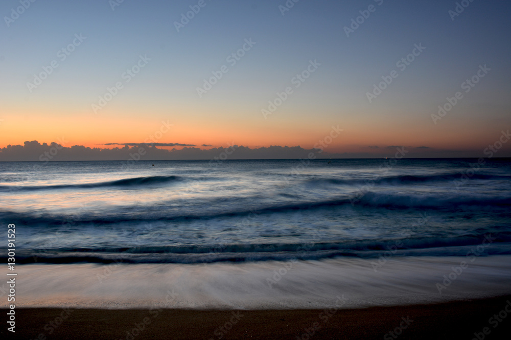 Dawn on the Costa brava