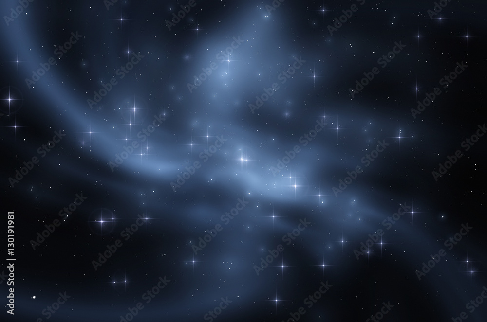 spatial background nebula and stars spatial background nebula and stars