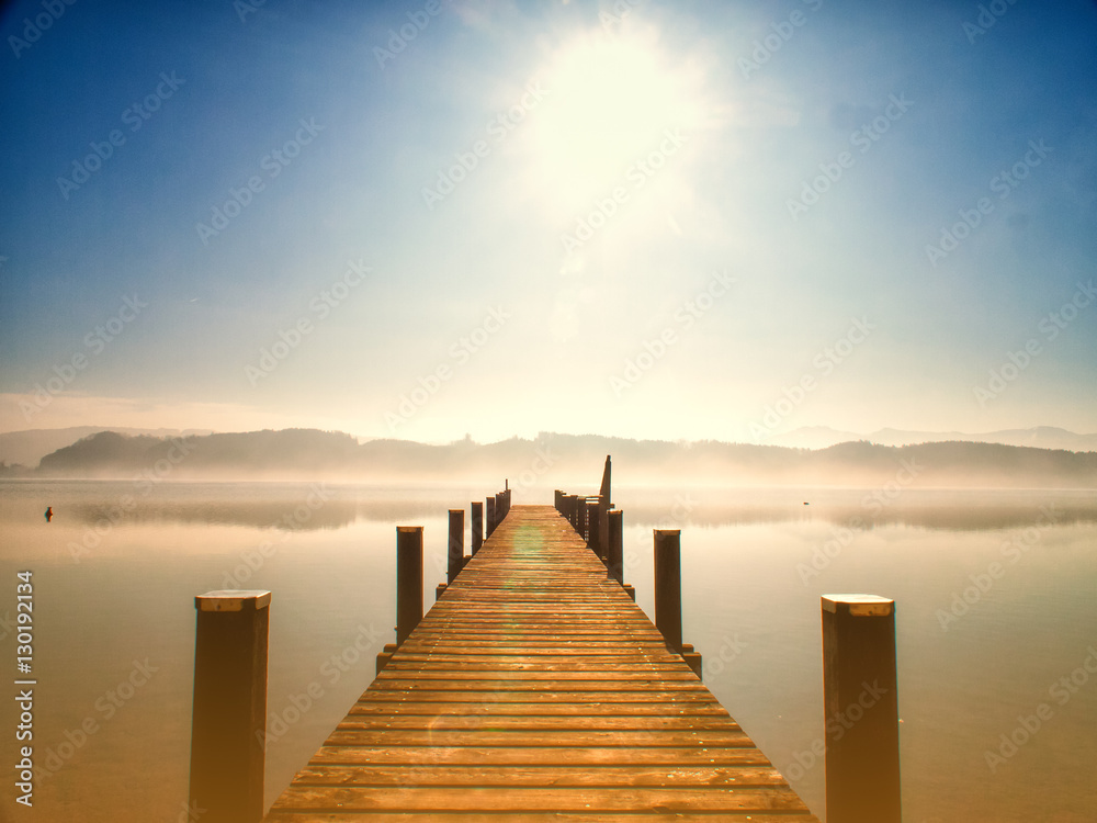 Fototapeta premium drewniany pomost (244)