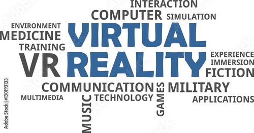word cloud - virtual reality
