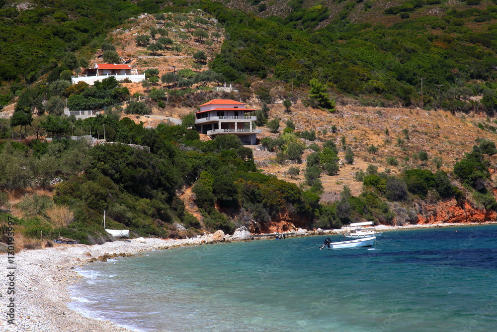 Residential homes on the Aegean coast
