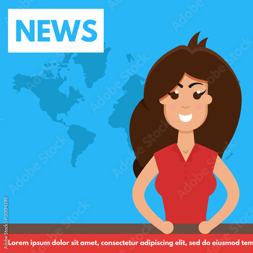 Breaking news,TV Screen Layout