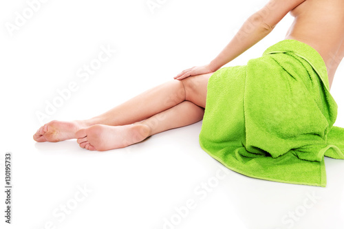 Close up of a perfect female legs
